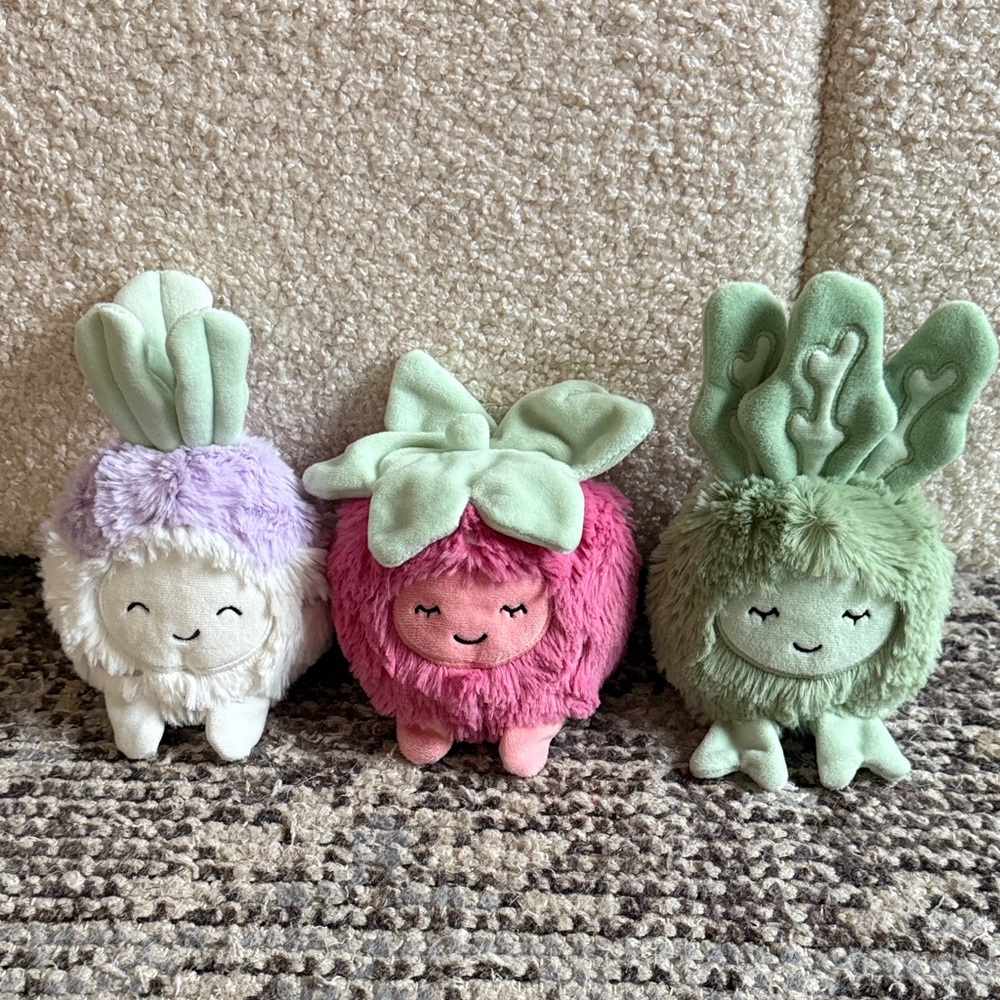 Slumberkins Patchlings | turnip, strawberry and kale